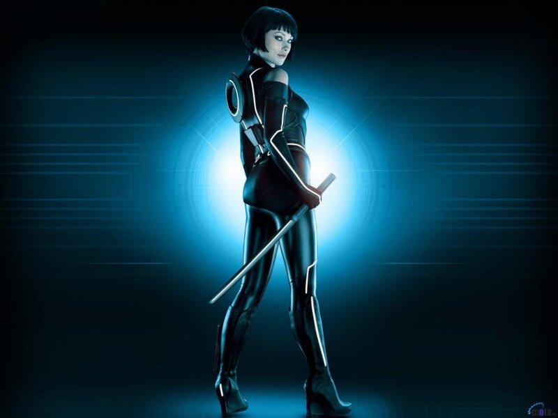 Woman in Black Suit — Dramatic, Digital Art, Sword, Glowing Light