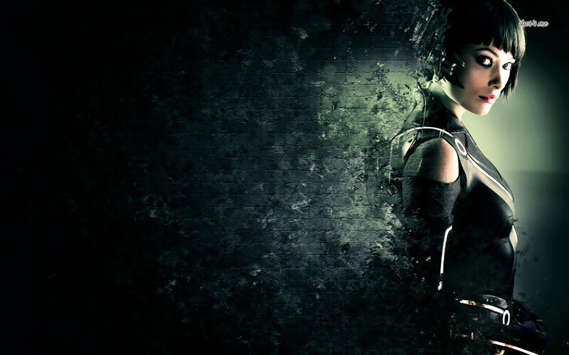 Woman in Black Suit — Dramatic, Digital Art, Wall
