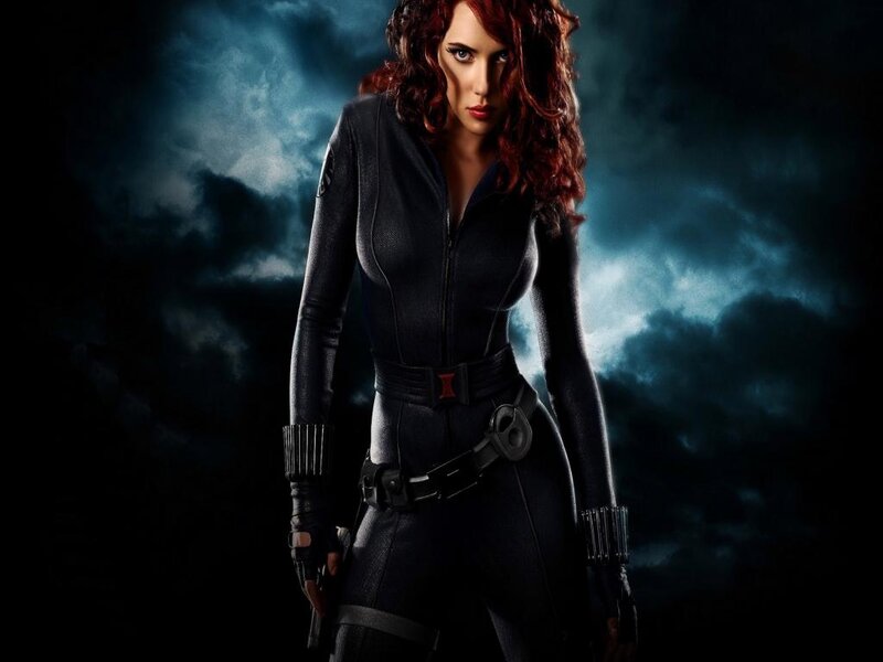 Woman in Black Suit — Dramatic, Night, Photograph, Stormy Sky