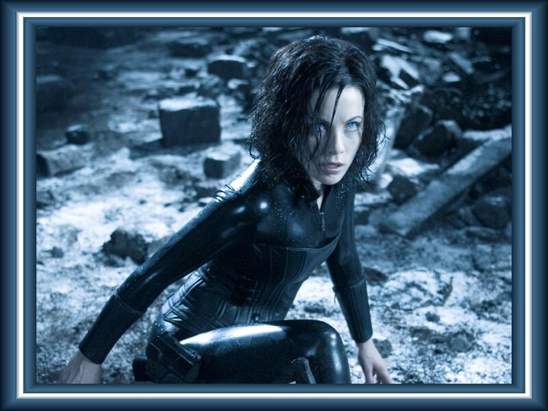 Woman in Black Suit — Dramatic, Night, Photograph