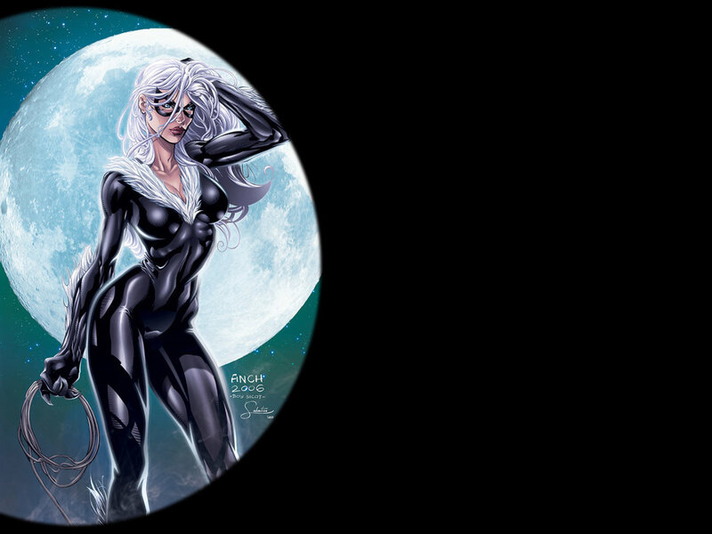 Woman in Black Suit — Dramatic, Night