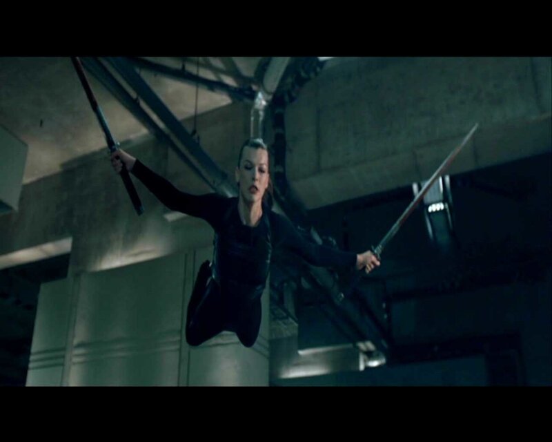 Woman in Black Suit — Dramatic, Photograph, Sword