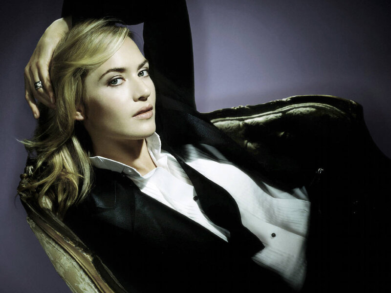 Woman in Black Suit — Dramatic, Photograph, White Shirt
