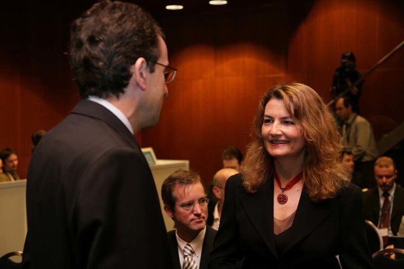 Woman in Black Suit — Formal