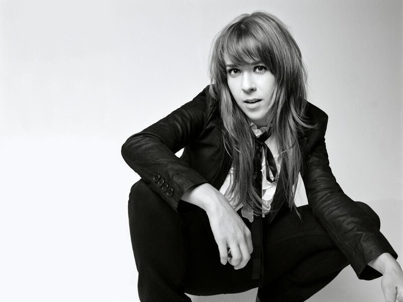Woman in Black Suit — Serious, Photograph, Blouse