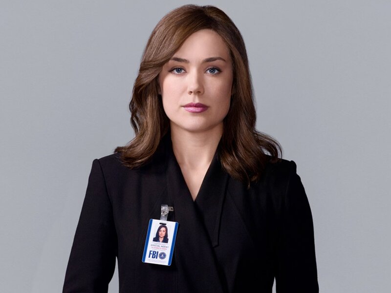 Woman in Black Suit — Serious, Photograph, Id Badge