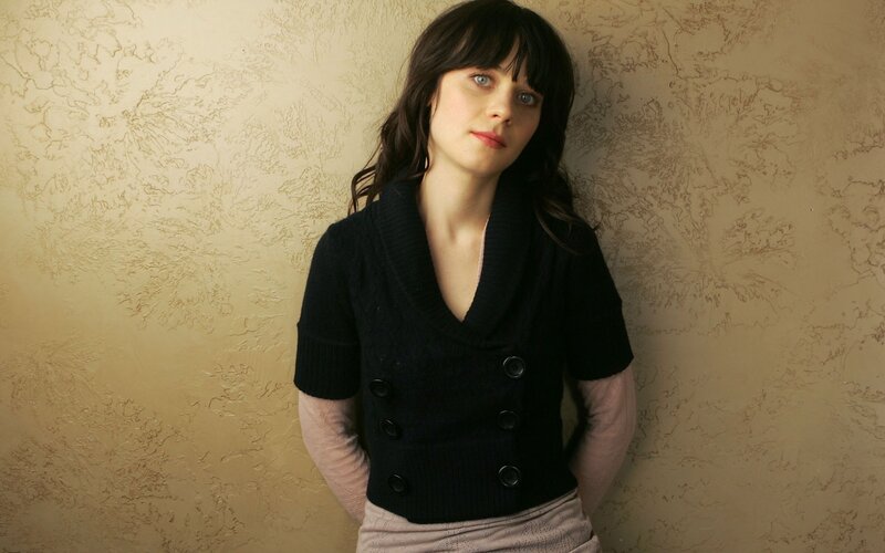 woman in black sweater