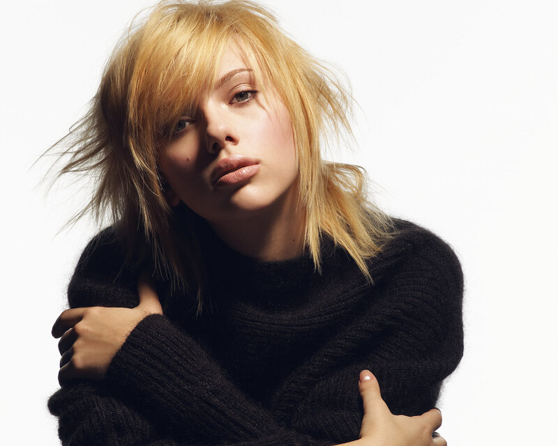 woman in black sweater