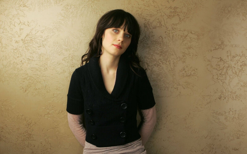 woman in black sweater