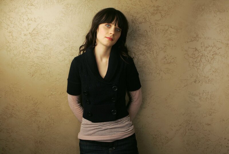 woman in black sweater