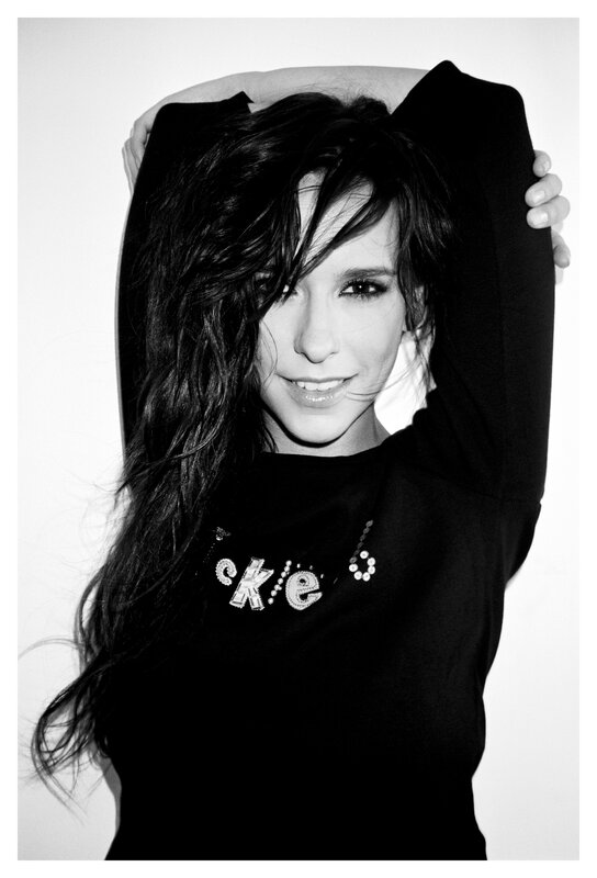 woman in black sweater