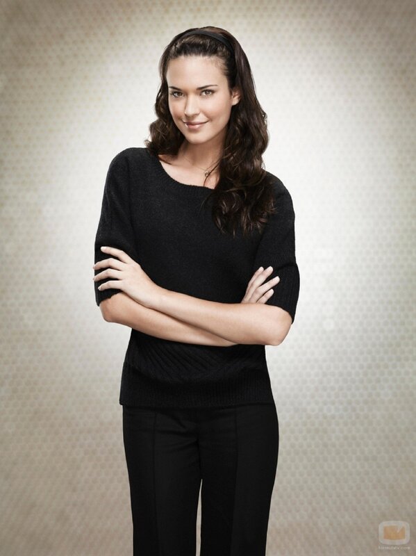 woman in black sweater