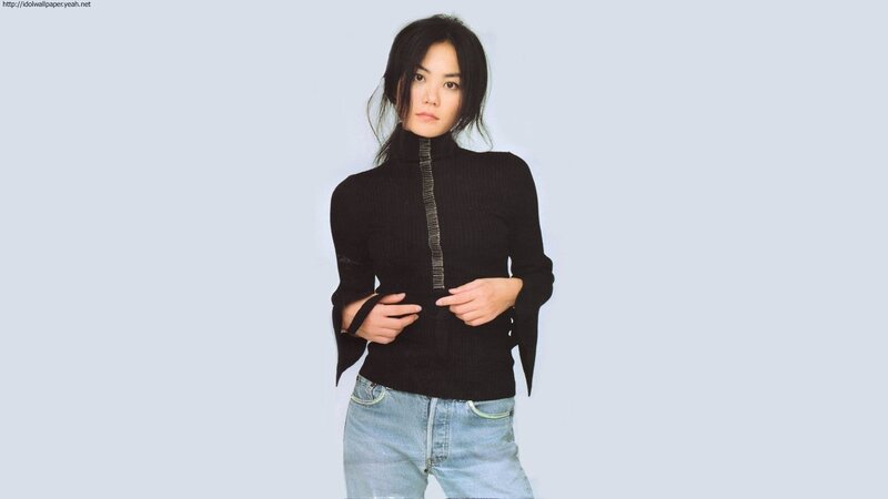 woman in black sweater