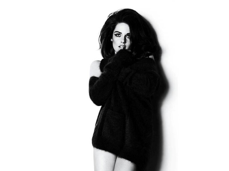 Woman in Black Sweater — Dramatic, Photograph, Dark Hair