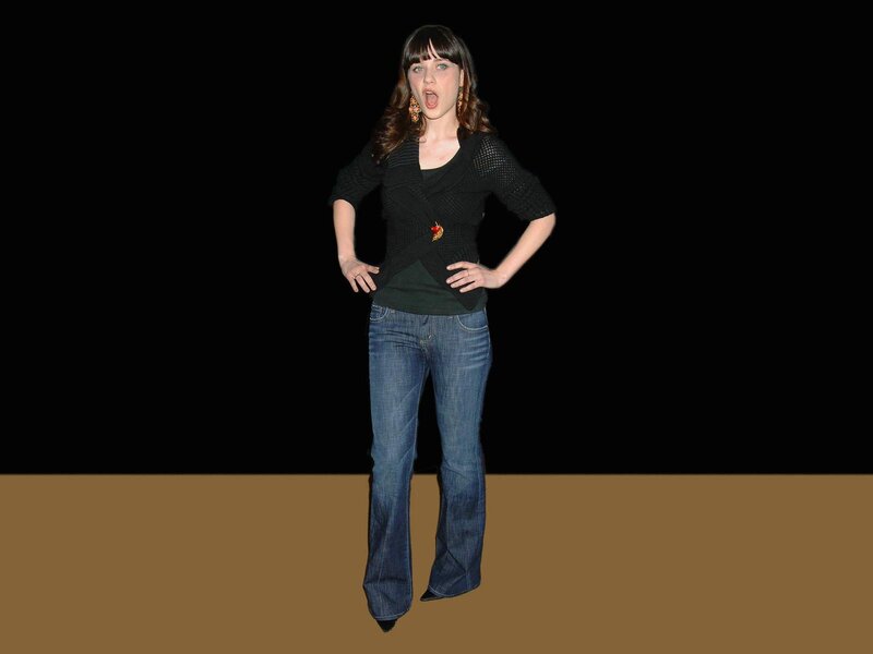 Woman in Black Sweater — Dramatic, Photograph, Jeans
