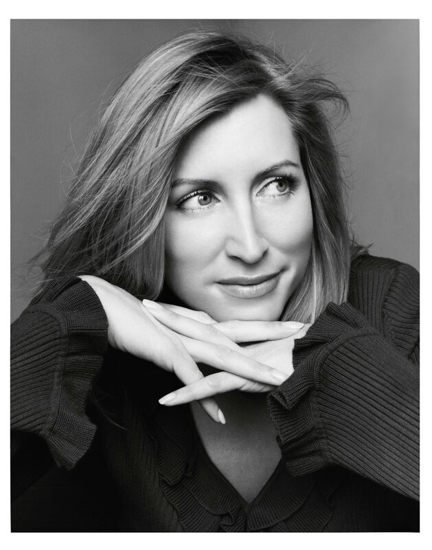 woman in black sweater portrait