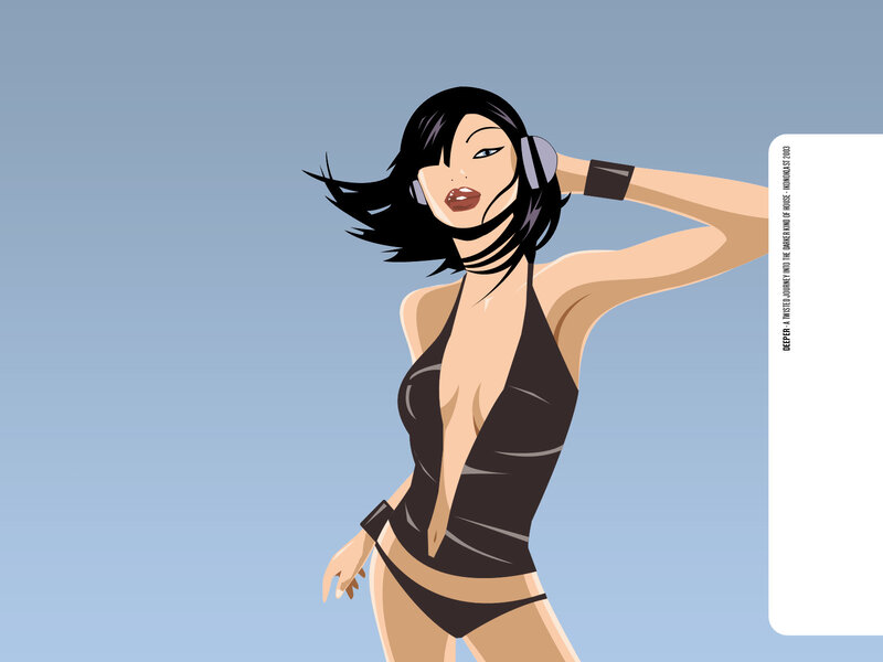 woman in black swimsuit