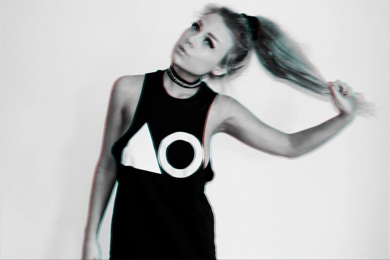 woman in black tank top