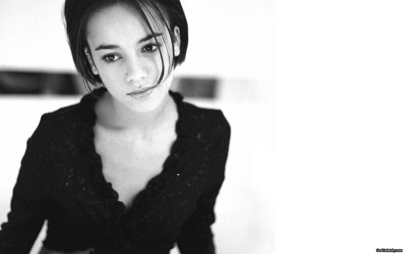 woman in black top