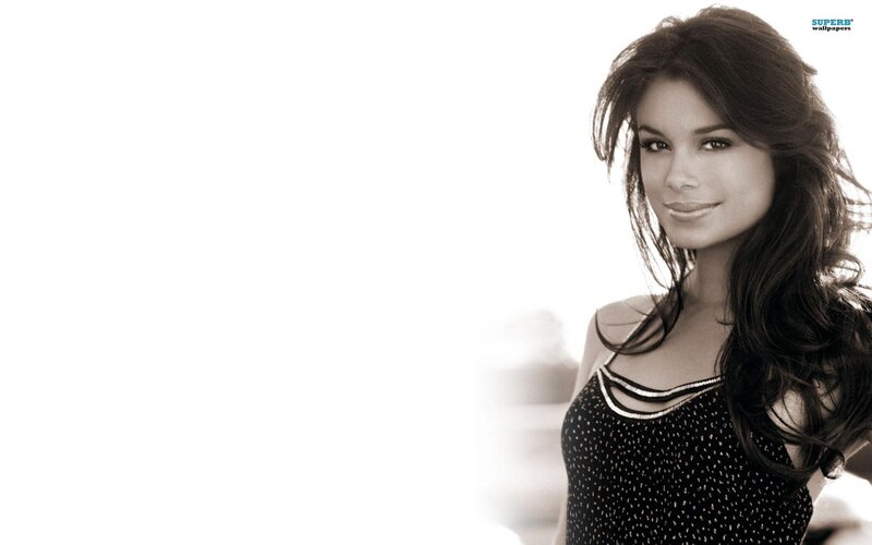 woman in black top