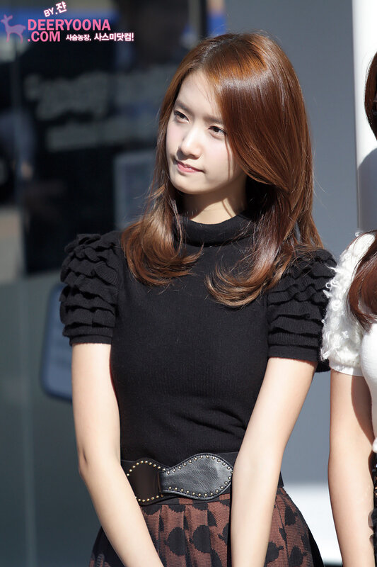 woman in black top