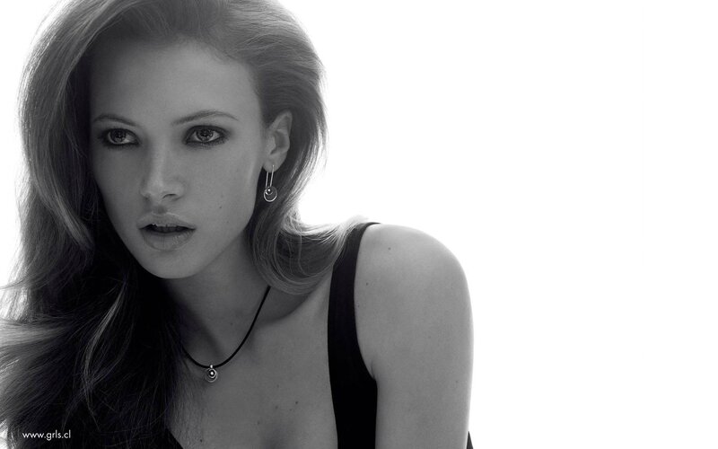woman in black top