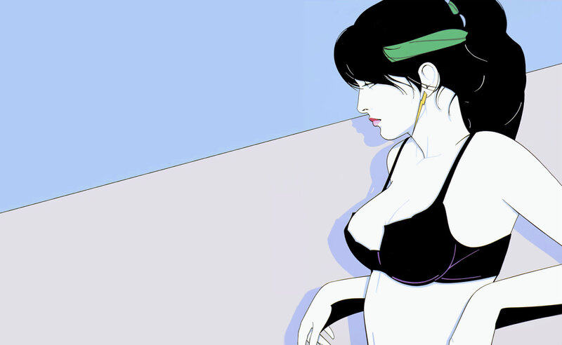 woman in black top