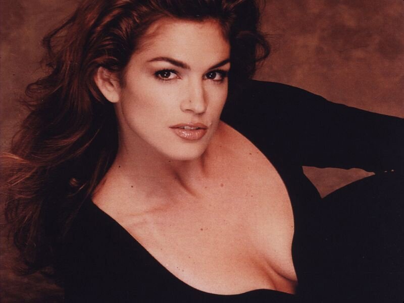 woman in black top