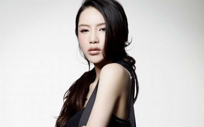 woman in black top