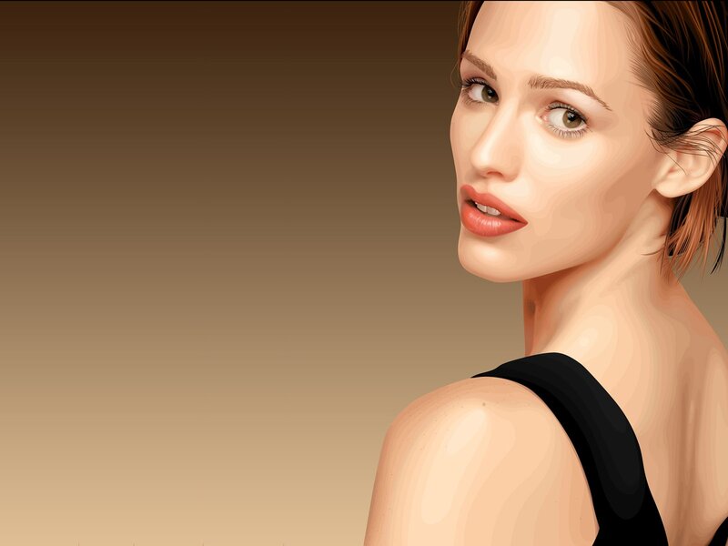 woman in black top