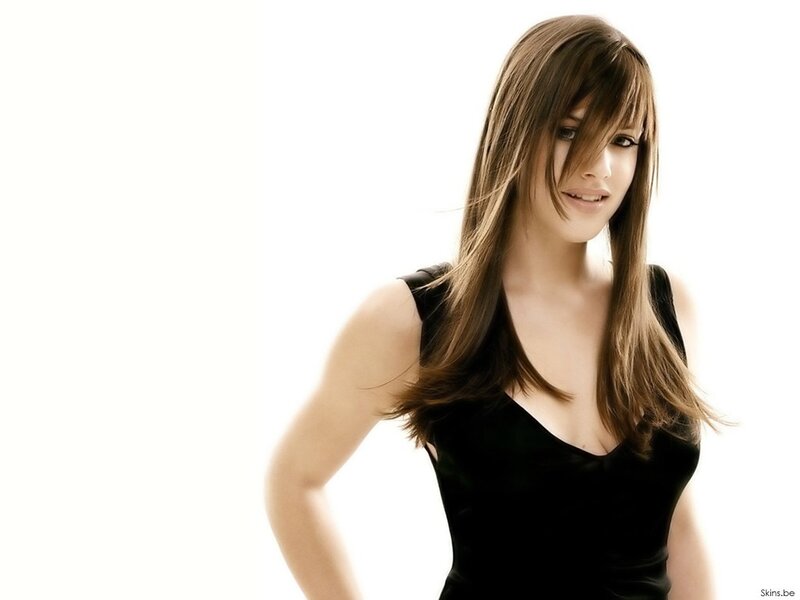 woman in black top