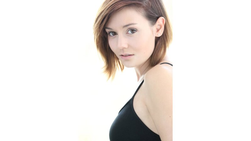 woman in black top