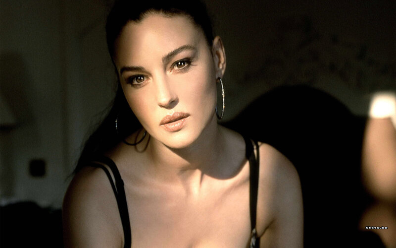 woman in black top