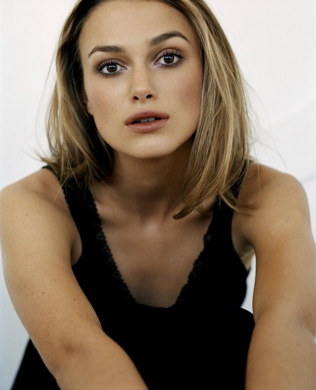woman in black top