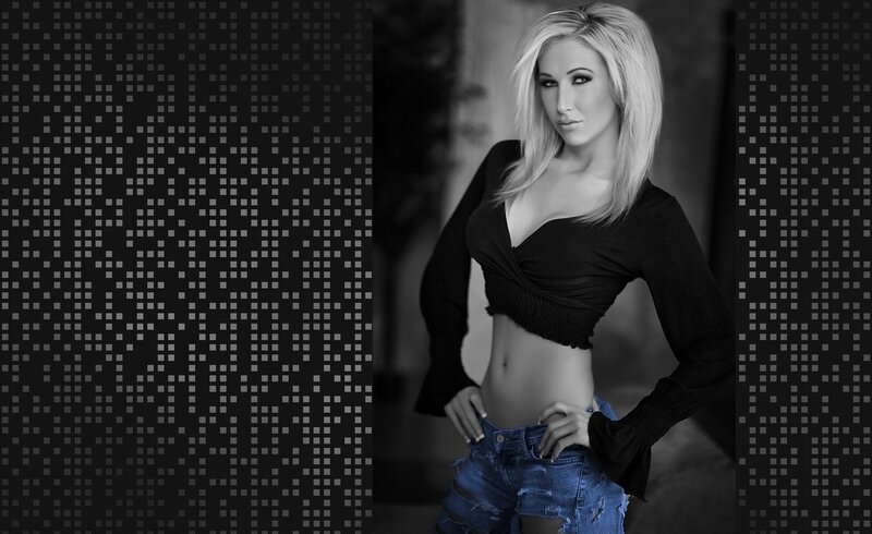 Woman in Black Top — Confident, Photograph, Jeans, Blonde Hair