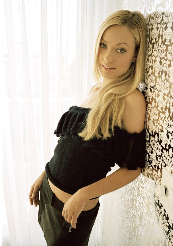 woman in black top leaning