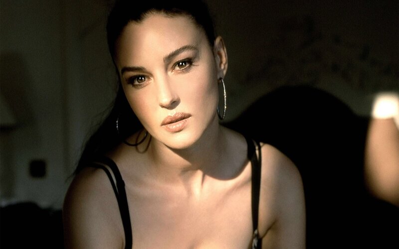 woman in black top looking at camera