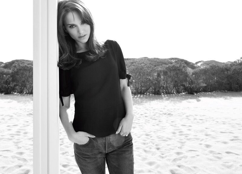 woman in black top on beach