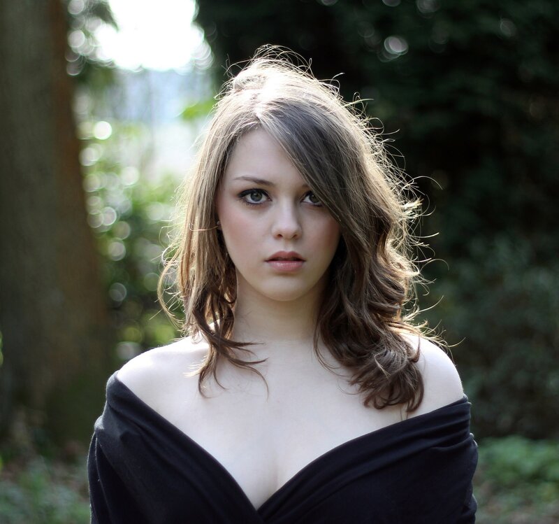 woman in black top outdoors