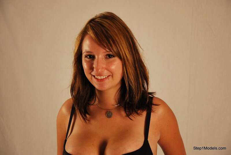 woman in black top smiling