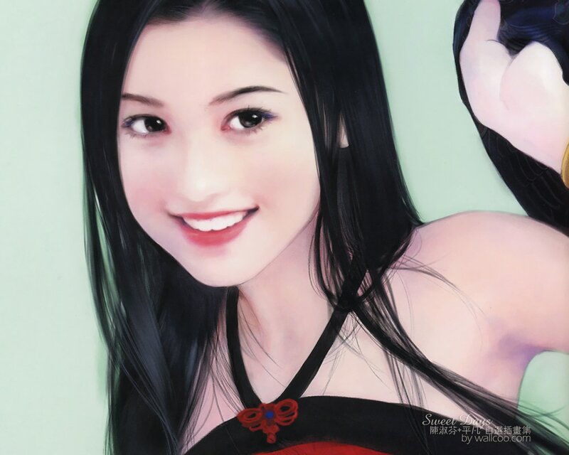 woman in black top smiling