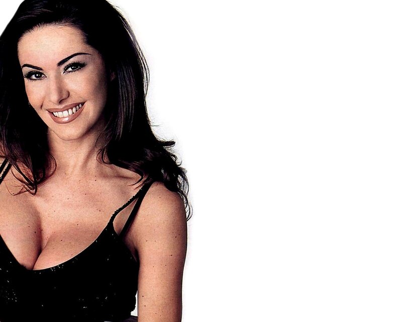 woman in black top smiling