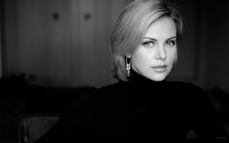 woman in black turtleneck