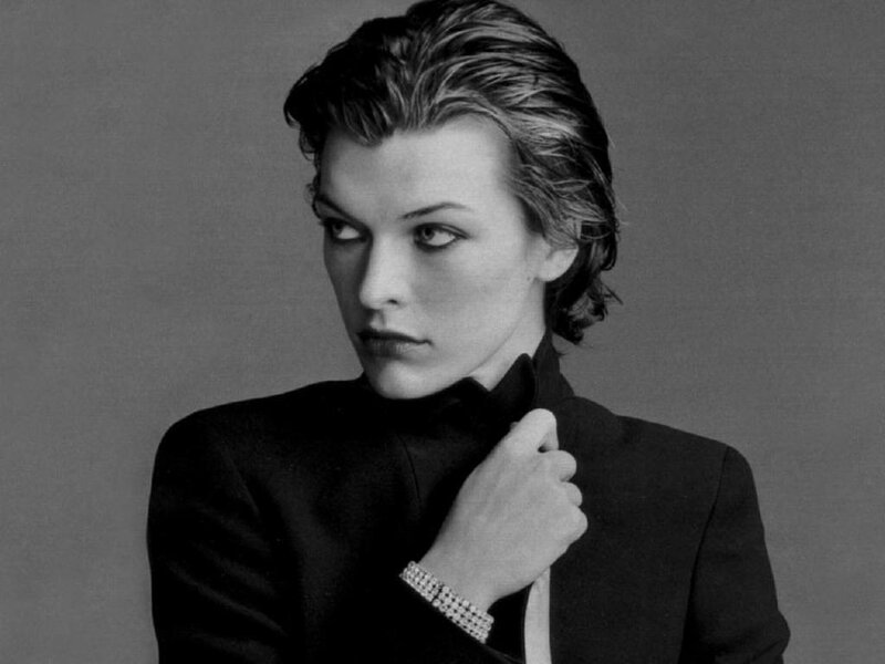 woman in black turtleneck