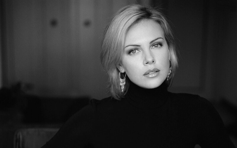 woman in black turtleneck