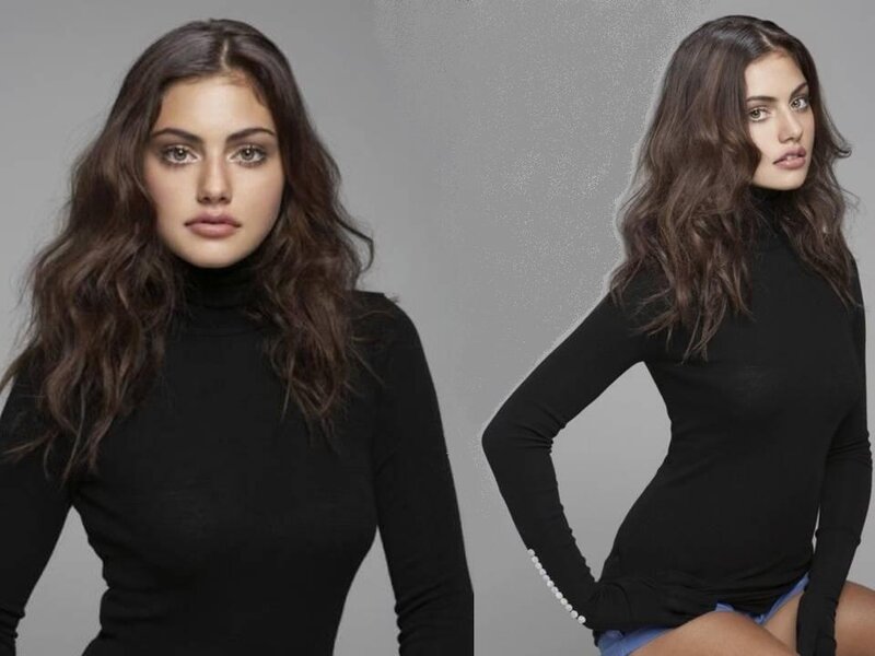 Woman in Black Turtleneck — Neutral