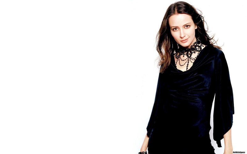 woman in black velvet top
