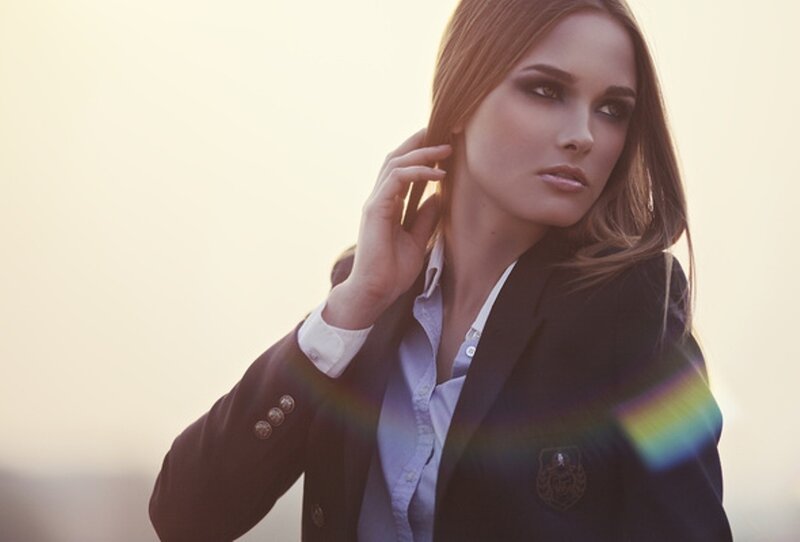 Woman in Blazer — Black