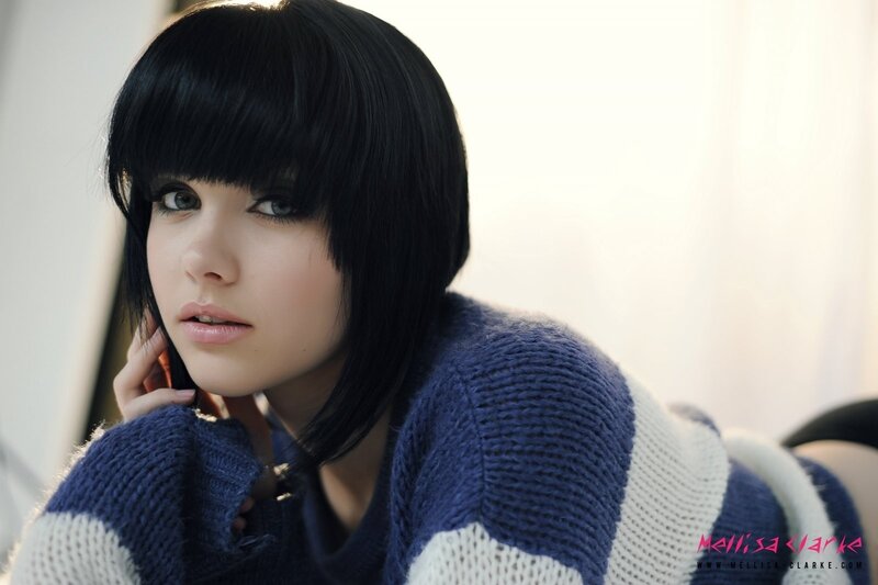 woman in blue and white sweater