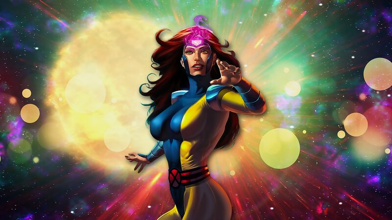 Woman in Blue and Yellow Suit